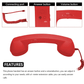 ⏳Limited-time 50% off⏰Vintage Retro Telephone Handset✨The most unique gift! Perfect forLovers of ceremonial occasions📞