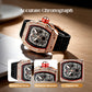 ⏳Limited-time 50% off⏰Men's Luxury barrel-shaped watch Rhinestone Embellished Watch⌚