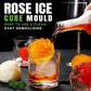 Large Rose Ice Cube Mould – Food Grade Silicone, 4-Cavity & Sealed Lid – Make Every Drink Art 🍸