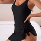 👙 50% OFF NOW!✨ Women's Tummy Control Tie Knot Swimsuit with Skirt – Full Coverage & Built-in Bra🌊