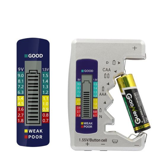 ⏳Limited-time 50% off⏰Portable Digital Battery Tester‑Universal Checker for All‑Size Household Batteries🔋