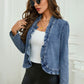 ⏳Limited-time 50% off⏰Open-Front Denim Jacket🏇