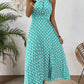 ⏳Limited-time 50% off⏰Women's Polka Dot Halter Neck Dress👗