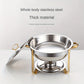 🍽️ LIMITED-TIME 50% OFF! ✨ Stainless Steel Chafing Dish Set – 5QT, Gold, Professional Buffet Warmer ⭐