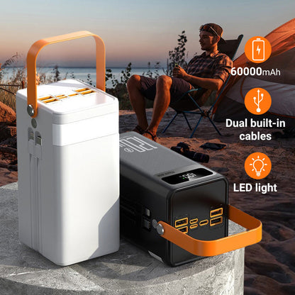 ⏳Limited-time 50% off⏰Outdoor Portable Fast Charging Power Bank with LED Light🔋