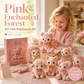 ⏳Limited-time 50% off⏰Pink Enchanted Forest DIY Felt Patchwork Kit🩷🧸🦌