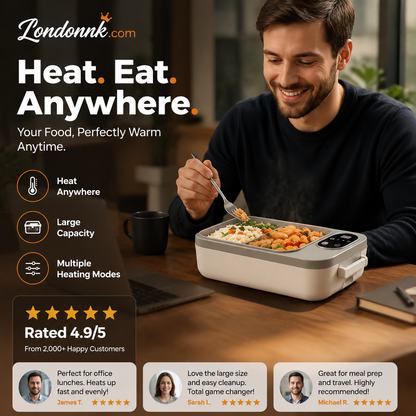 ⏳Limited-time 50% off⏰🍱Portable electric lunch box with self-heating 🔋🌡️