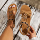 ⏳Limited-time 50% off⏰Women's Round Toe Flat Breathable Sandals👡