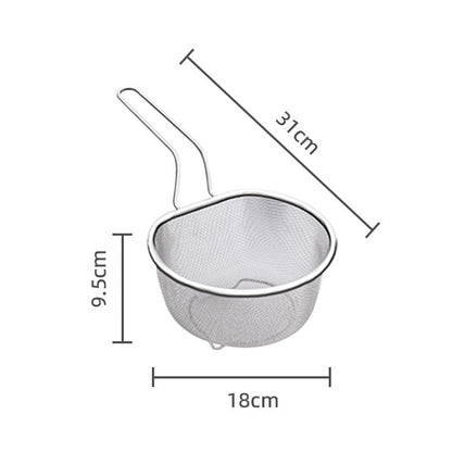 ⏳Limited-time 50% off⏰Stainless Steel Sieve with Handle🥄🫕