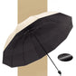 ☔12-Rib Large Foldable Windproof Umbrella