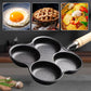 🍳 50% OFF NOW! 🔥 4-Cup Cast Iron Egg Frying Pan - Non-Stick & Even Heating, Perfect for Breakfast Sandwiches or Pancakes 🥪✨