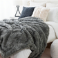 Fluffy Faux Fur Throw Blanket