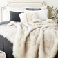 Fluffy Faux Fur Throw Blanket