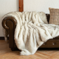 Fluffy Faux Fur Throw Blanket