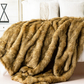Fluffy Faux Fur Throw Blanket