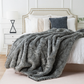 Fluffy Faux Fur Throw Blanket