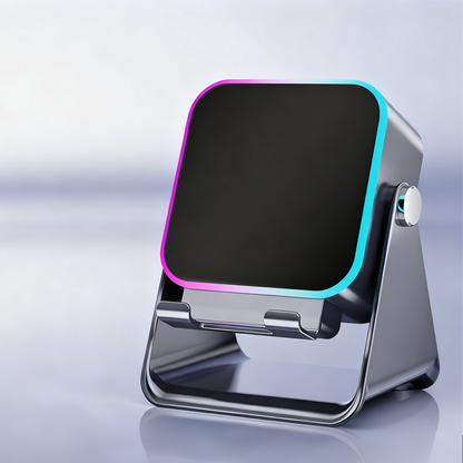 ⏳Time-Limited Special⏰5-in-1 Wireless Induction Bluetooth Speaker with Adjustable Phone Stand