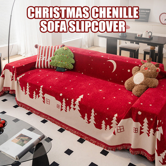 🔥 LAST DAY PROMOTION - 50%OFF 🔥 Christmas Chenille Sofa Slipcover