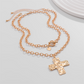 Vintage Eternal Cross Pendant Necklace