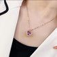 ⏳Limited-time 50% off⏰Colourful Ocean Heart Pendant Titanium Necklace💕📿