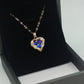⏳Limited-time 50% off⏰Colourful Ocean Heart Pendant Titanium Necklace💕📿