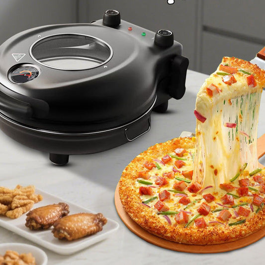 Electric Pizza Maker with Stone Plate