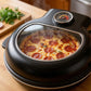 Electric Pizza Maker with Stone Plate