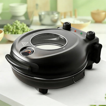 Electric Pizza Maker with Stone Plate