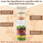 Multi-Purpose Leak-Proof Glass Food Storage Jars