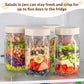 Multi-Purpose Leak-Proof Glass Food Storage Jars