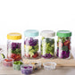Multi-Purpose Leak-Proof Glass Food Storage Jars