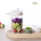 Multi-Purpose Leak-Proof Glass Food Storage Jars