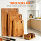 3-Piece Bamboo Cutting Board Set