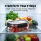Leak-Proof Food Storage Container for Fridge