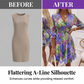 ⏳Limited-time 50% off⏰Women's Floral V-Neck Ruffle Hem A-Line Dress💐👗