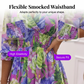⏳Limited-time 50% off⏰Women's Floral V-Neck Ruffle Hem A-Line Dress💐👗