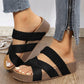 ⏳Limited-time 50% off⏰Women's Criss-Cross Woven Strap Wedge Sandals👡🏖️