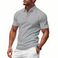 ⏰️Last Day For Free Shipping⌛️💞50K+ SOLD!👔⚡ 50% OFF! Men's Lapel Tee – Wrinkle‑free, quick‑dry fabric. Tailored fit, 5 colors. Machine washable. 🛡️🕊️