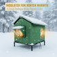 ⏳Limited-time 50% off⏰All-Weather Elevated Outdoor Cat House – Waterproof Oxford Cloth, Thermal Aluminum Lining & Foldable Design🐈🏠🌧️