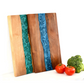 Artistic Wood and Resin Kitchen Charcuterie Board