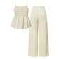 ⏳Limited-time 50% off⏰Women's Casual Cami Top & Wide-Leg Pants Set👚👖
