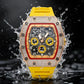 ⏳Limited-time 50% off⏰Men's Luxury barrel-shaped watch Rhinestone Embellished Watch⌚