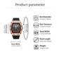 ⏳Limited-time 50% off⏰Men's Luxury barrel-shaped watch Rhinestone Embellished Watch⌚