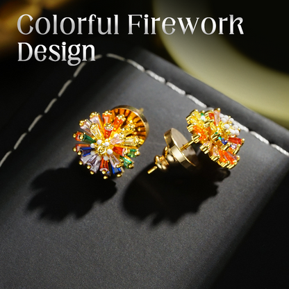 ⏳Limited-time 50% off⏰Colorful Firework Stud Earrings for Women📿🎉