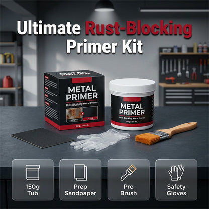 🎨 50% OFF NOW! 🏆 Rust-Blocking Metal Primer Kit – Stops rust, bonds tight & durable finish – Perfect for auto, tools, railings or outdoor metal – fast-drying & easy to apply 🔧