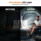 🌀 50% OFF NOW! ☀️ Solar-Powered Outdoor Fan – Rechargeable, ultra-quiet & with LED light – Perfect for camping, patio or power outages – energy-saving and portable 🔋