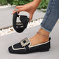 ⏳Limited-time 50% off⏰Square Toe Breathable Flat Shoes🥿