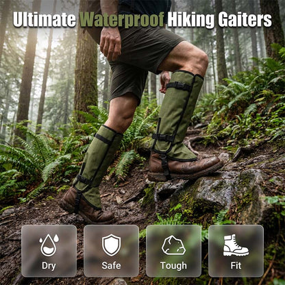⏳Limited-time 50% off⏰Waterproof Hiking Gaiters for Outdoor Adventures⛰️🛡️
