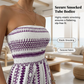 ⏳Limited-time 50% off⏰Bohemian Strapless High Split Wide Leg Vacation Jumpsuits🏖️💃