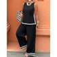 ⏳Limited-time 50% off⏰Women's Sleeveless Top & Wide-Leg Pants Suit👚👖